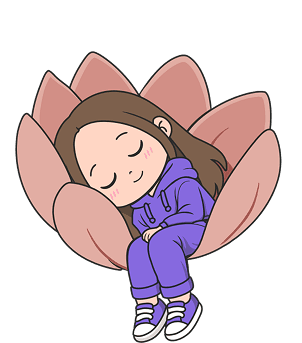 Sleeping character